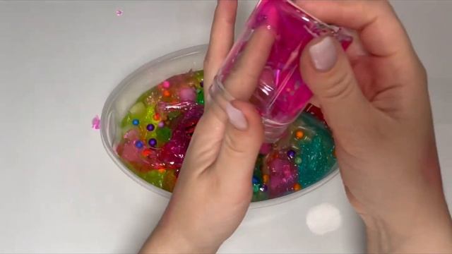 Satisfying slime video mixing slime relaxing butterfly slime glittery slime смотреть онлайн