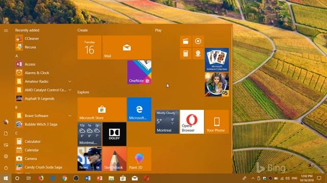 Fixit Windows 10 Tips and tricks How to clean the Start menu by removing tiles смотреть онлайн