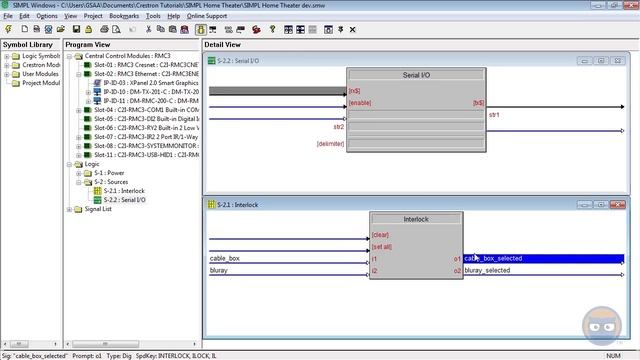 Crestron SIMPL Windows HOME THEATER Programming Tutorial смотреть онлайн