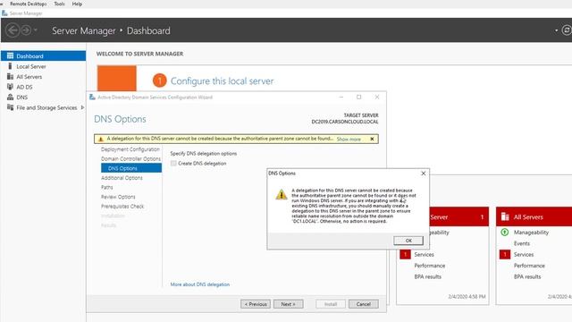 Install and Configure Domain Controller on Server 2019 смотреть онлайн