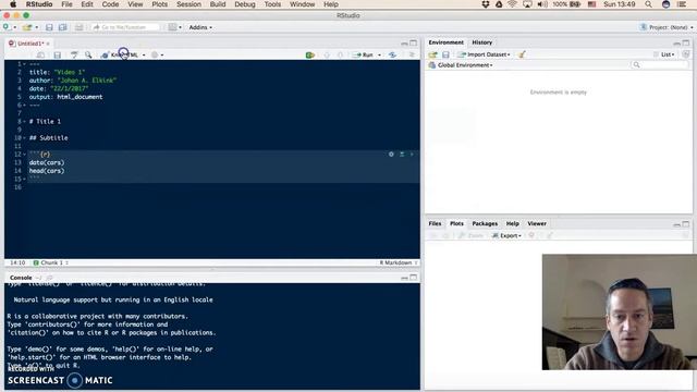 DASS: Using Markdown in RStudio смотреть онлайн