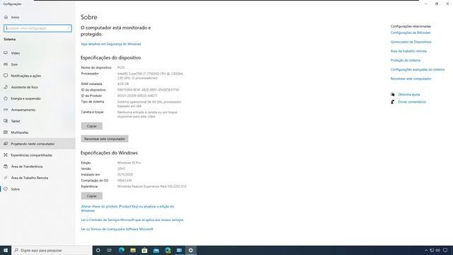 Windows 10 20H2 - Mudança no acesso às informações do sistema no painel de controle смотреть онлайн