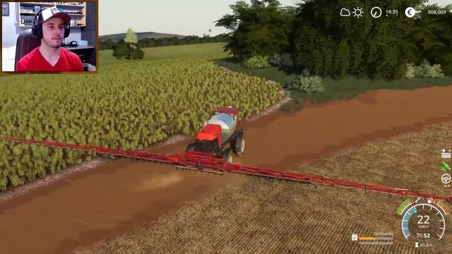 PULVERIZANDO O PLANTIO DE CEVADA | Farming Simulator 19 | Fazenda Jatobá - Episódio 85 смотреть онлайн