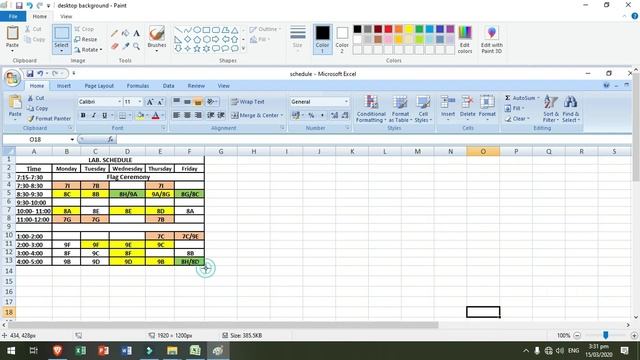 How to Set your Class Schedule as Desktop Background смотреть онлайн