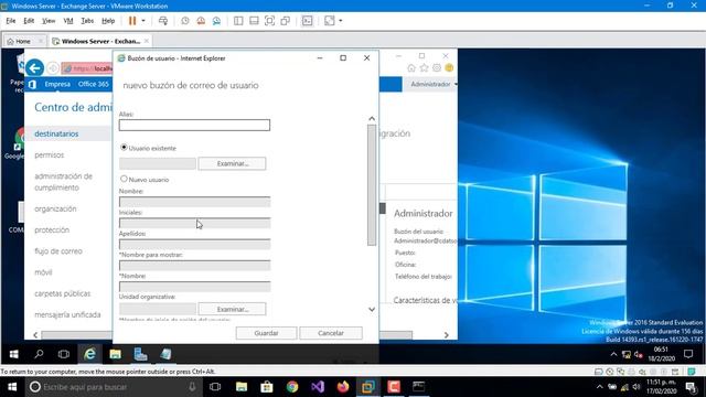 2. Configurar Exchange Server 2016 смотреть онлайн