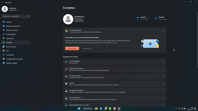 Connecter son compte Microsoft sur Windows 11 смотреть онлайн