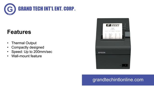 Epson TM-T82II Thermal Receipt Printer смотреть онлайн