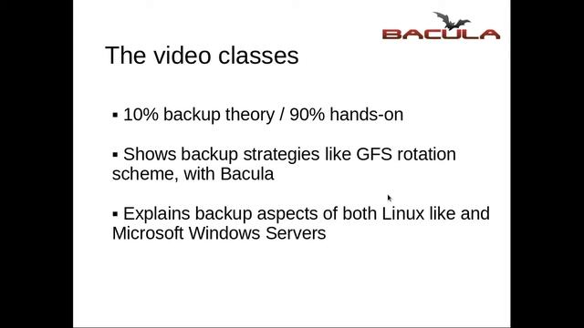Bacula 1: the open source backup software - learn Open Source Tools смотреть онлайн
