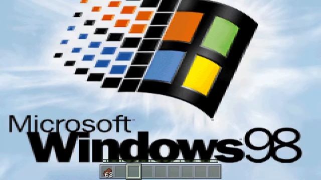 Windows 98 in Minecraft смотреть онлайн