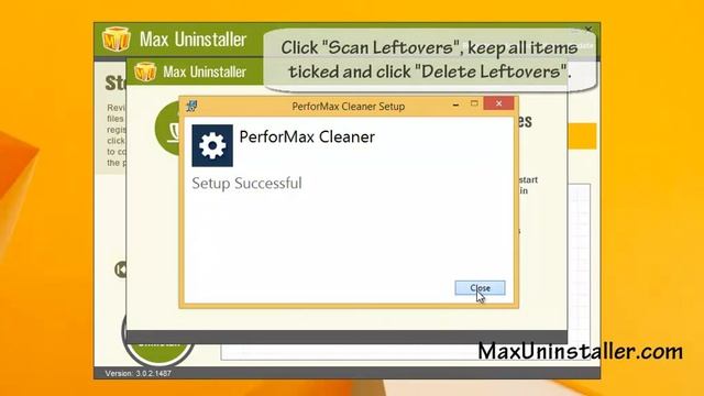 Remove PerforMax Cleaner - Video Demonstration смотреть онлайн