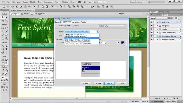 Creating a Pop-Up Menu смотреть онлайн