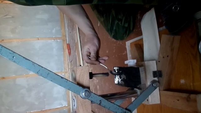 Ручной пресс для быстрого изготовления пиротехнических звездок+ приспособа из шарового крана. смотреть онлайн