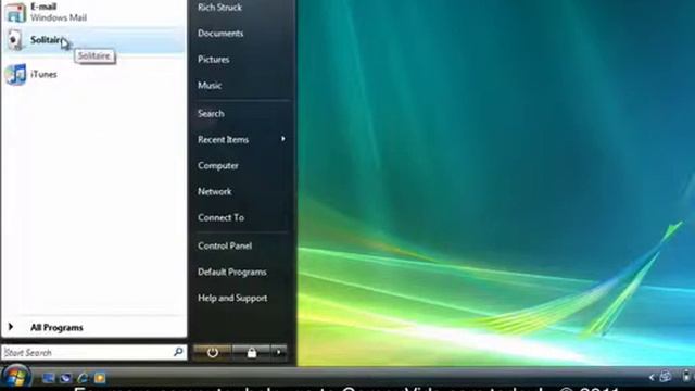 Windows Vista - How to pin and unpin items to your start menu смотреть онлайн
