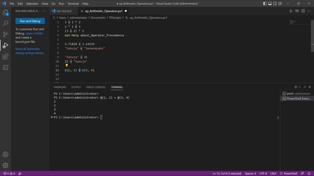 PowerShell 7 Tutorial 12: Arithmetic Operators смотреть онлайн