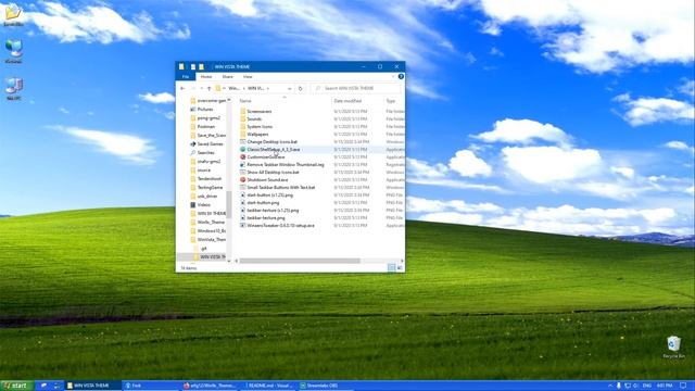 Switch between Windows 95, XP and Vista Themes смотреть онлайн