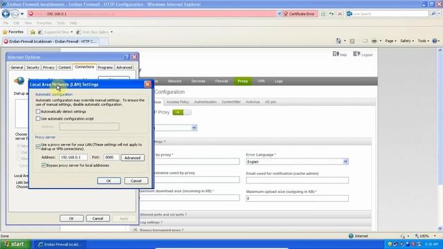Endian Firewall 2 Non Transparent Proxy & Testing our Firewall's Gateway Antivirus смотреть онлайн