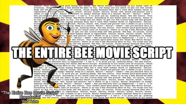 Why is the bee movie script a meme? The origin of bee movie memes explained смотреть онлайн