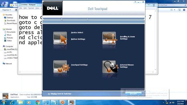 dell laptop touchpad not working windows 7 смотреть онлайн