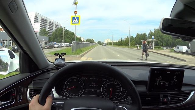 2017 Audi A6 (C7) 2.0 TFSI Quattro S Tronic Езда по городу