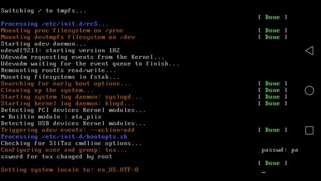 Slitaz (Linux) | Limbo PC Emulator On (Android) смотреть онлайн