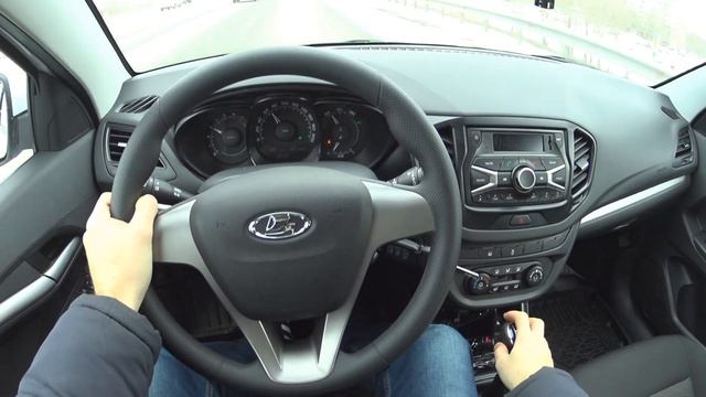 2016 Lada Vesta Comfort 1.6 МТ POV Test Drive смотреть онлайн