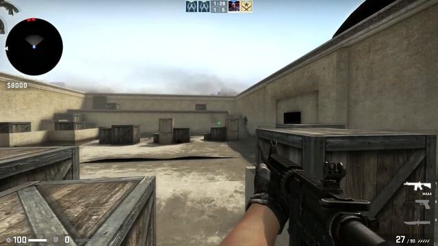 PVPRO AIM MAP ak47, m4a4 Counter Strike Global Offensive смотреть онлайн