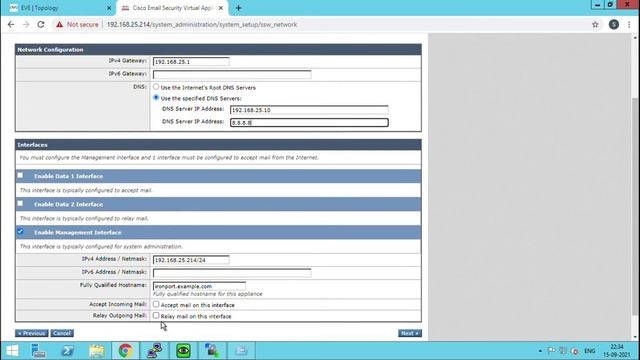 Cisco email Security System Setup Wizard Configuration | DNS| Interfaces| ESA basic configuration смотреть онлайн