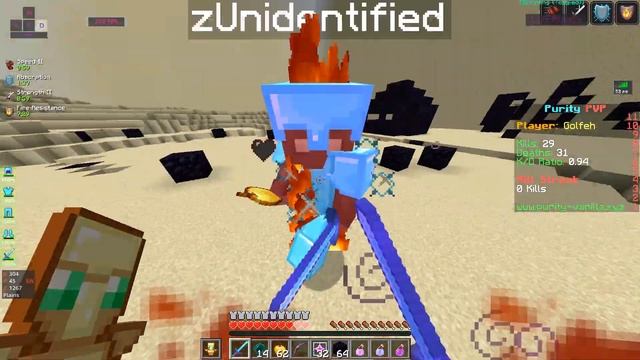 "GOLFEH VS. zUNIDENTIFIED" ™️ c. 2020 | Minecraft 1.15.2 PVP | Purity Vanilla смотреть онлайн