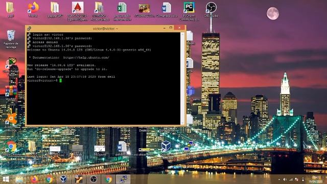 Servidor SSH en Ubuntu con clientes Windows y Android смотреть онлайн