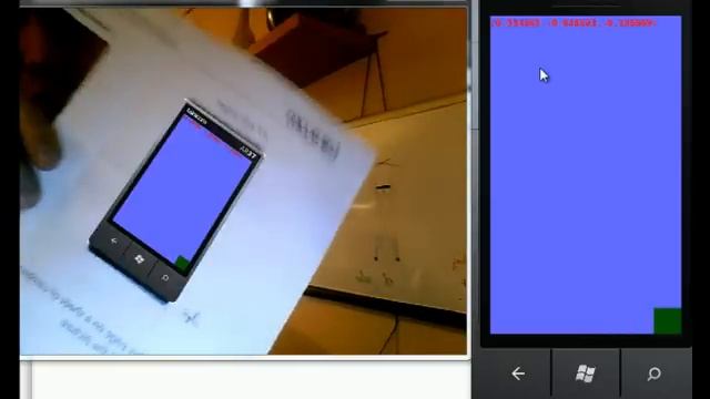 Windows Phone 7 accelerometer emulator смотреть онлайн