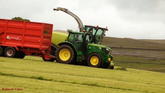 Silaging with Claas Jaguar 860 plus New Field! смотреть онлайн
