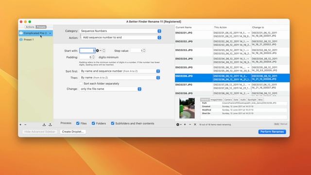 A Better Finder Rename for macOS - Using Presets смотреть онлайн