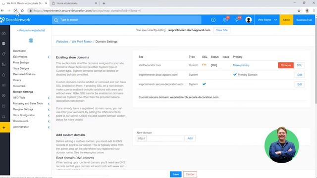 Free SSL certificate with DecoNetwork - eCommerce for screen print and embroidery businesses смотреть онлайн