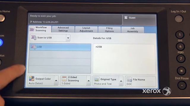 Xerox WorkCentre 7800 Family - Workflow Scanning смотреть онлайн