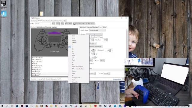How setup Gyroscopic Aiming for Fortnite on PC Using a PS5 or PS4 Controller смотреть онлайн