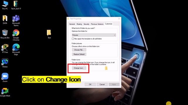 Change Folder ICON in Windows PC/Laptop | set folder icon in windows 10/11 смотреть онлайн
