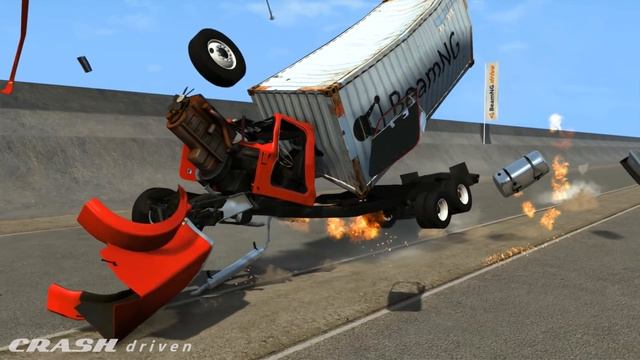 EXTREME CRASHES #128 - BeamNG Crashes | CRASHdriven смотреть онлайн
