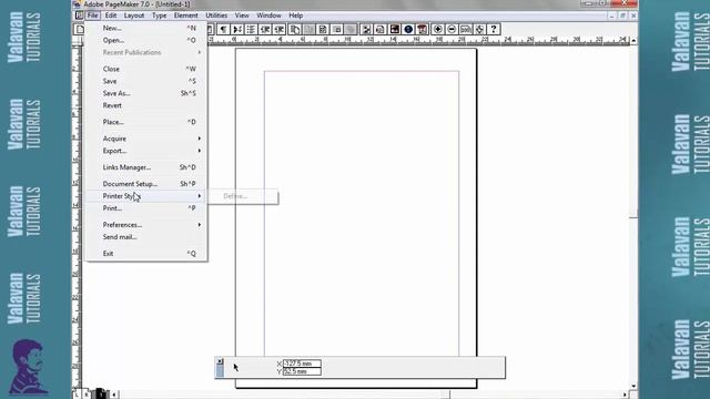 Page Maker 7 0 Document setup tutorial in tamil смотреть онлайн