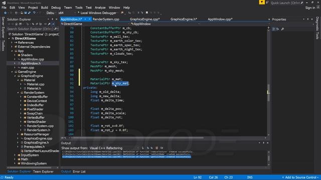 C++ 3D Game Tutorial 24: Creating 3D Engine - Materials смотреть онлайн