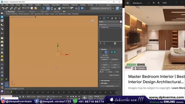 Part - 1 || Complete Bedroom Modelling in 3DS Max With V-Ray смотреть онлайн