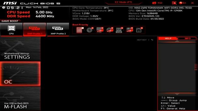 MSI MAG Z690 TOMAHAWK WIFI DDR4