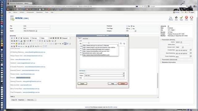 How to make a link open in a new window Joomla 1.5 смотреть онлайн