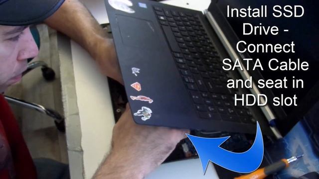 Installing Samsung SSD 850 EVO into Acer Aspire V15 Nitro Laptop смотреть онлайн