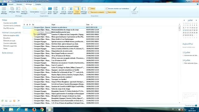 Tuto Windows Live Mail 2012 - Rapide présentation смотреть онлайн