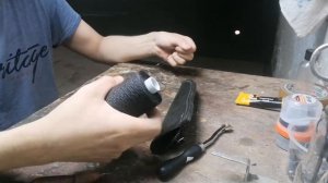 Прошиваем ножны для ножа подробно#обучающиевидео