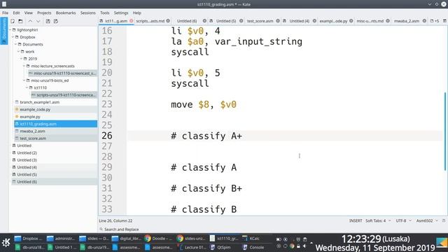 [Illustration] MIPS Assembly Language: Interactive Grade Classification Using Conditional Branching смотреть онлайн