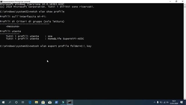 Vedere tutte le password WIFI salvate con Cmd di Windows 10 смотреть онлайн