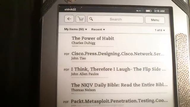 Kindle Touch ebook firmware ver 5.1.2 (latest) смотреть онлайн