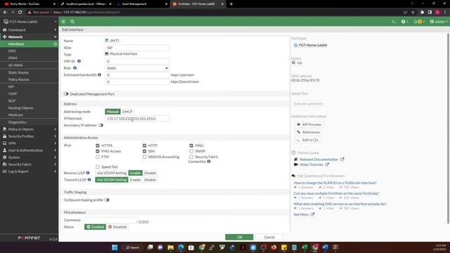 Installing FortiGate Firewall on ESXi Host from Scratch for Home Network смотреть онлайн