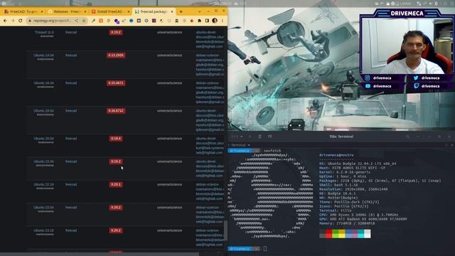 Como instalar FreeCAD en Linux смотреть онлайн